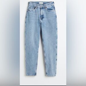 H&M Blue Denim Mom Jeans